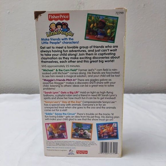 Fisher-Price Little People Big Discoveries Vol 1 VHS Tape 2002 Kid Show - Picture 4 of 7